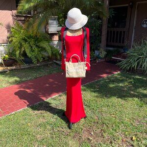 Lady in Red. What can be more beautiful.  Brand new Gorgeous dress